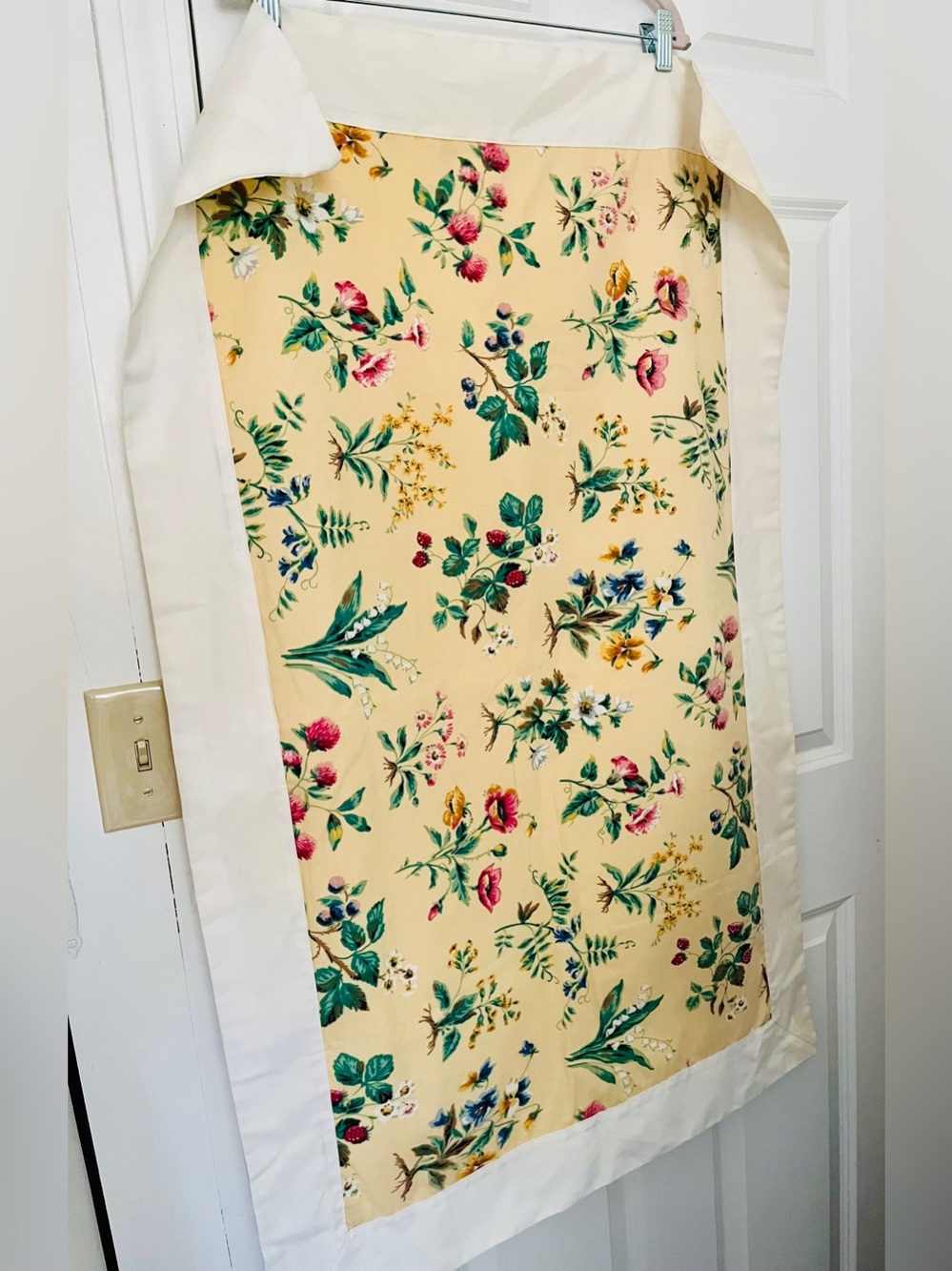Vintage 🍓Liz Claiborne Home In Full Bloom King Pillow Sham Rare Floral